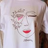 Resprira EL prisa cotton fabric printed on one side, size L
